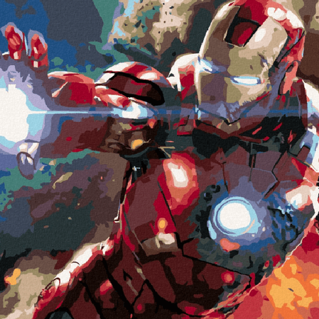 Pictură pe numere - Iron Man