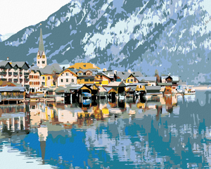 Goblen cu diamante - HALLSTATT ÎN INIMA ALPILOR