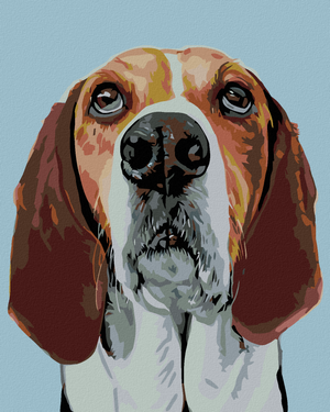 Goblen cu diamante - CÂINE BEAGLE