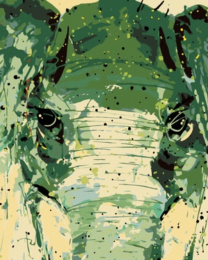 Goblen cu diamante - PICTURĂ ABSTRACTĂ - ELEFANT