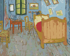 Goblen cu diamante - Dormitor din Arles (VINCENT VAN GOGH)
