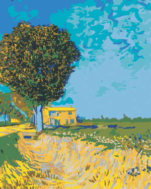 Goblen cu diamante - ALEE DIN ARLES SPRE CASĂ (VINCENT VAN GOGH)