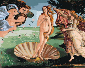 Goblen cu diamante - NAȘTEREA LUI VENUS (S. BOTTICELLI)