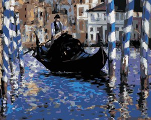 Goblen cu diamante - MARELE CANAL DIN VENEȚIA (ÉDOUARD MANET)