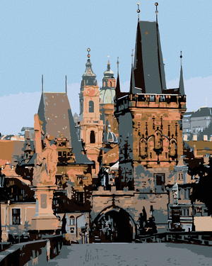 Goblen cu diamante - TURNURILE PODULUI DIN PRAGA