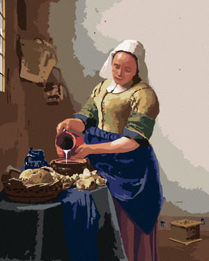 Goblen cu diamante - LĂPTĂREASA (J. VERMEER)