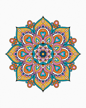 Goblen cu diamante - MANDALA III