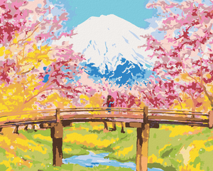 Goblen cu diamante - PEISAJ MONTAN - JAPONIA