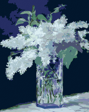 Goblen cu diamante - NATURĂ STATICĂ, BUCHET DE LILIECI (ÉDOUARD MANET)