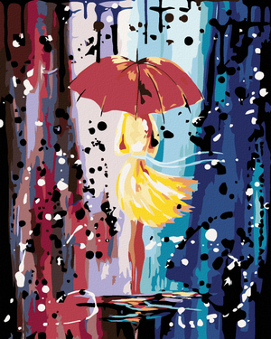Goblen cu diamante - MODEL SUB UMBRELĂ