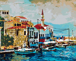 Goblen cu diamante - GOLFUL KASTELORIZO DIN GRECIA