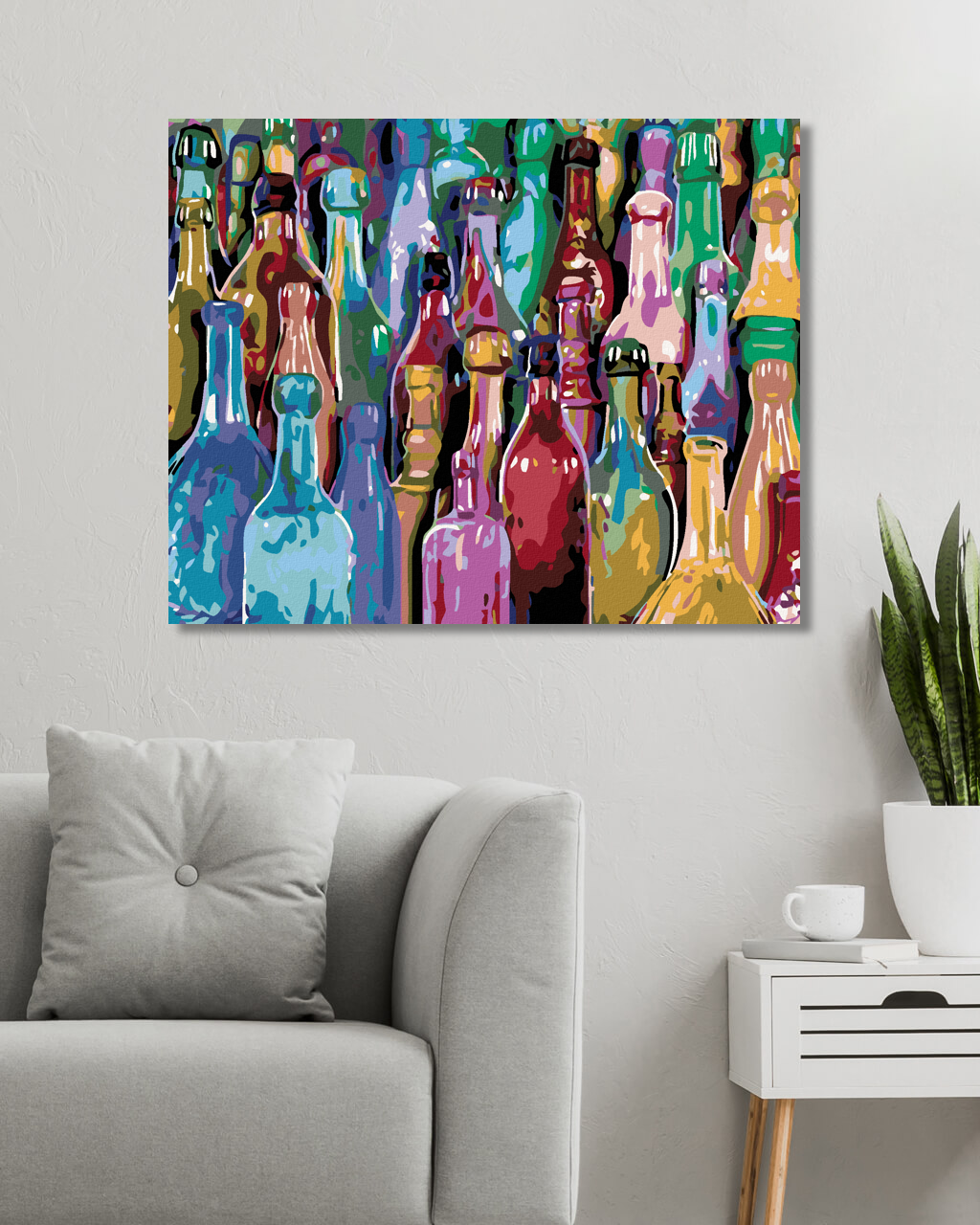 Pictură pe numere - STICLE COLORATE – ZUTY RO